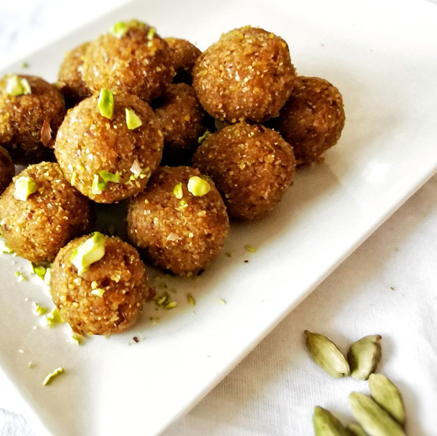 Besan Ladoo, un postre delicioso del Sur de la India